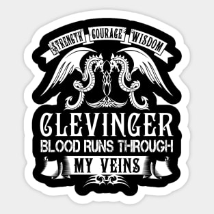 CLEVINGER Sticker